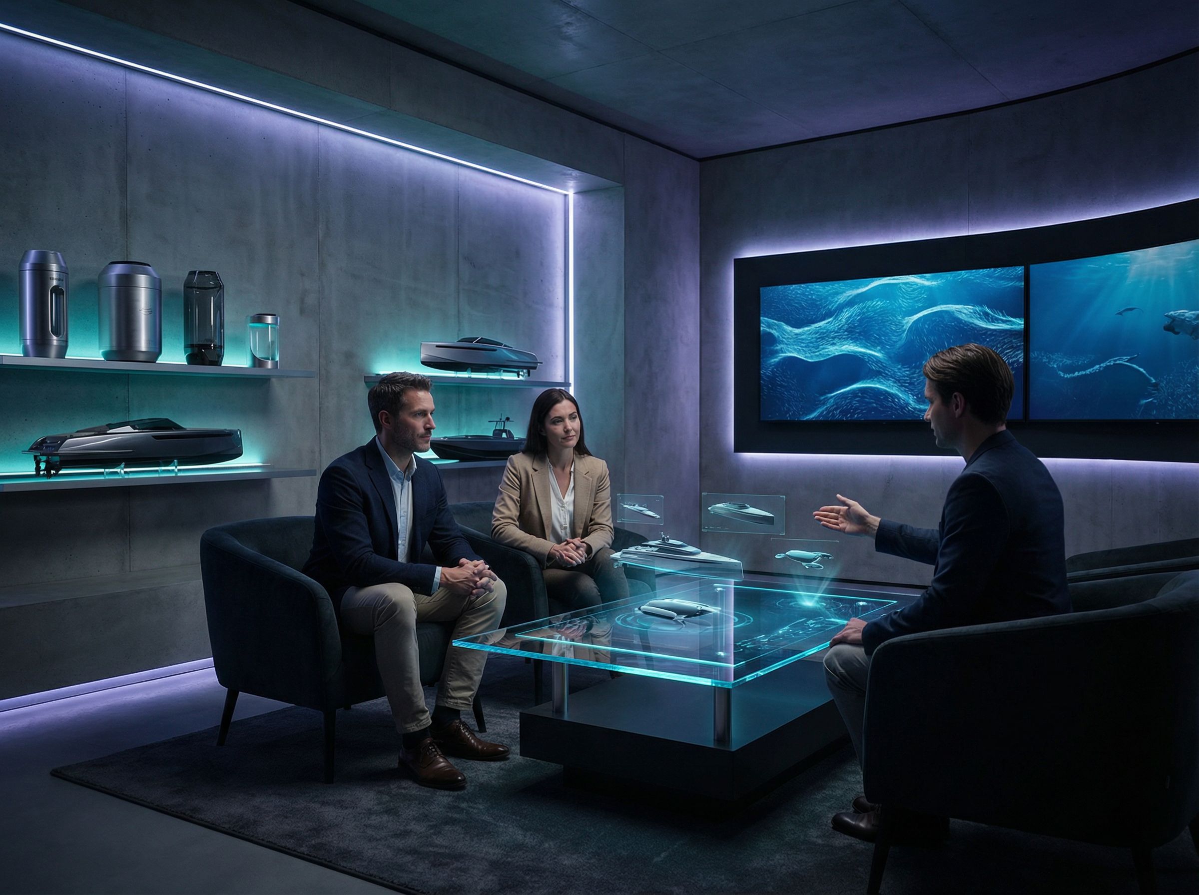 Person tying a black rope around a cleat on a yacht deck, wearing gloves.